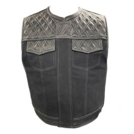 BLACK/WHITE METAL LEATHER LACE WC (DELIVERY 4 WEEKS)